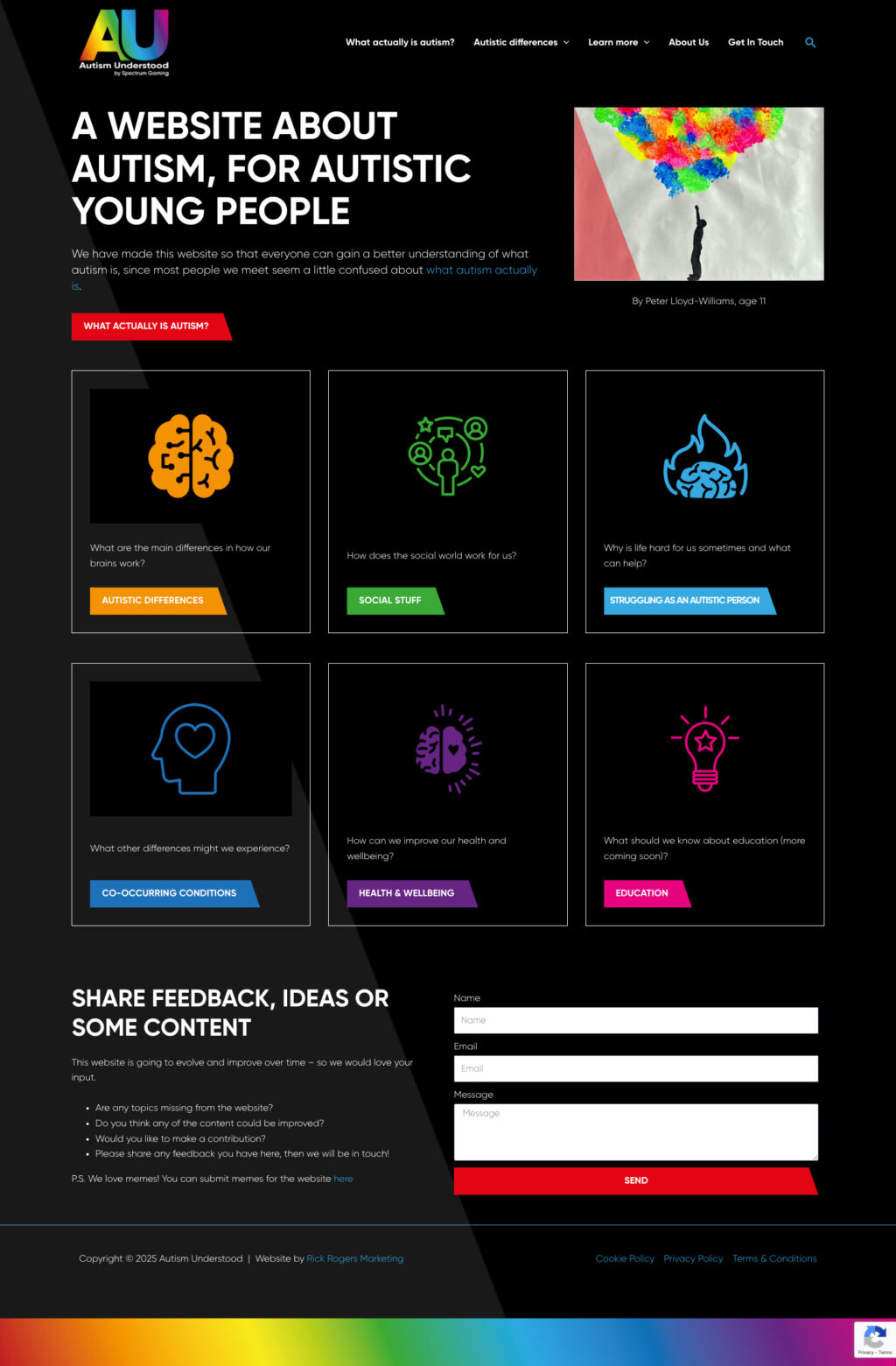 Autism Understood Homepage