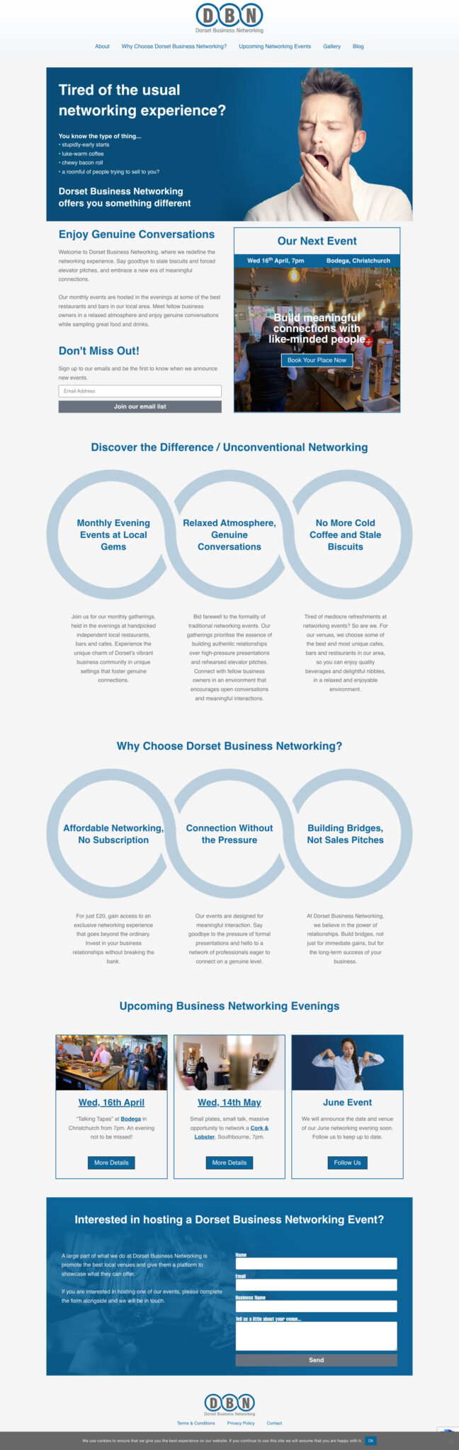 Dorset Business Networking Homepage