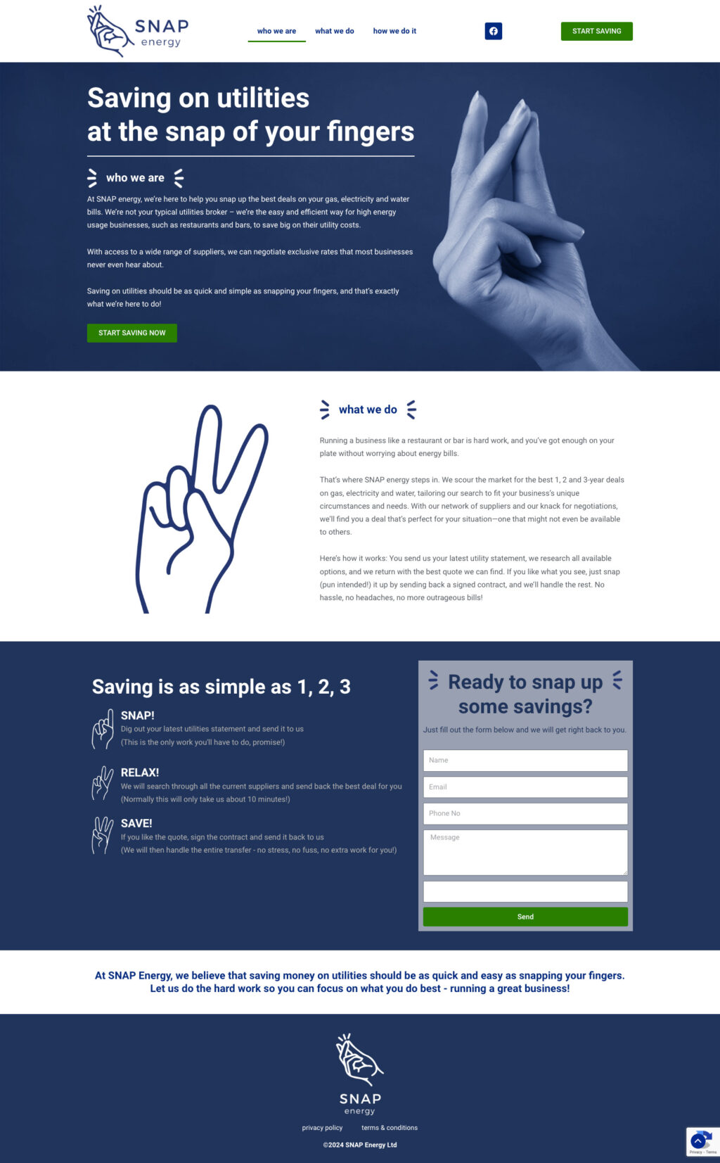 Snap Energy Homepage